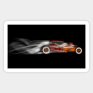 Rusty Rat Rod Nation Design with smoke Magnet